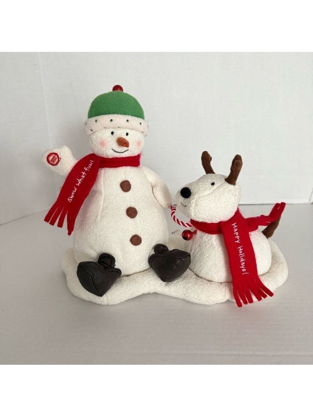 Hallmark 2004 Jingle Pals, Snowman & Dog, They Dance & Sing To “Jingle Bells”